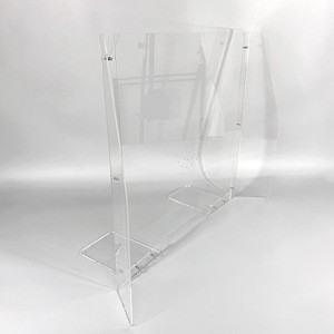 APEX Sleek Sneeze Guards Plexiglass Acrylic Partition Barriers For Grocery C-Store Checkout Counter