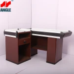 Asian supermarket checkout counter cash desk