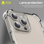 ATB Low Price 3 in 1 Phone Case with Screen Protector Sets Shockproof Phone Cover Lens Film Full Protection sets For iPhone 15