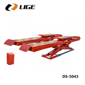 Automotive in-ground scissor car lift for wheel alignment DS-5043