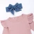 Import Baby Clothing Newborn Toddler Baby Girl Pink Romper + Pant Baby Clothes Set from China