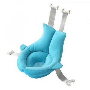 Baby Shower Portable Air Cushion Bed Bath Pad Non-Slip Bathtub Mat Safety Seat For NewBorn Infant Bath Support