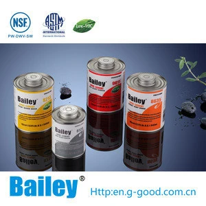 Bailey cpvc pipe solvent cement / glue with nsf approval for cpvc pipes and fittings in water treatment piping system