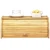 Import Bamboo Donut cupcake Box Countertop Bread Storage Roll Top Bread Boxes Wooden Bread Storage Bin from China