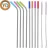 Import Bar Accessories Long Stainless Steel Drinking Straw from China