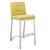 Import bar stool leather  counter stool with steel base from China