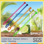 Barware plastic swizzle cocktail stick in bar tools