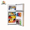 BCD-118 home appliances stainless steel low power consumption  double door compressors refrigerators and freezers