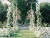 Import Beautuifl Outdoor Arch Wedding Stage Stand Backdrop Decor with wedding chandelier sunyu1123 from China