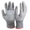 BEST PU Palms Coated Cut Resistant Gloves CE EN388 Anti Level 5 High Performance for Vehicles & Machines Repair