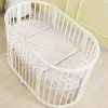 Best selling high-end baby furniture baby cot solid wood