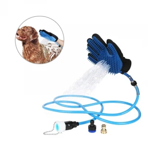 Best Selling New Pet Dog Washing Tools Massage Shower Sprayer Hair Remover Pet Bath Grooming Glove