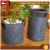 Import best selling recycle round felt planting pots ,garden felt grow bag with handle from China