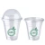 Biodegradable Disposable 16 20 24oz PLA Plastic Clear Cold Beer Milk Tea Coffee Sauce PLA Custom Cup