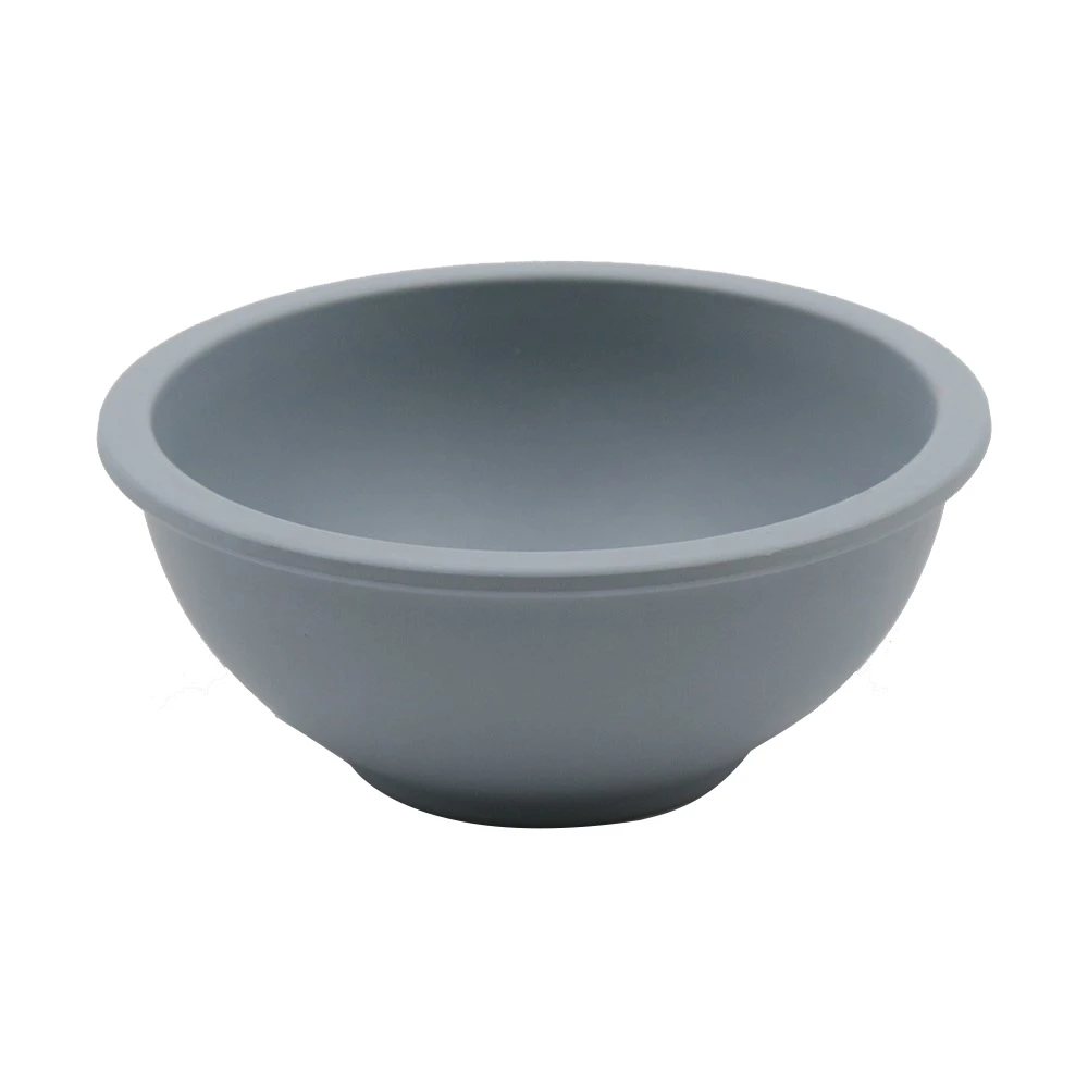 Biodegradable reusable bamboo fiber salad bowl kitchen bowl set with wood lid