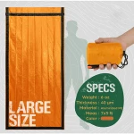 BIVVY Emergency Sleeping Bag with Survival Whistle