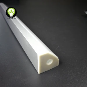Black anodized V shape aluminum channel for flexible led strip light corner aluminum profile