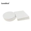 Blank Ceramic Coasters White Matte 4 inch Absorbent Sandstone souvenir custom printed coffee tea wine cup Coaster with Cork Back