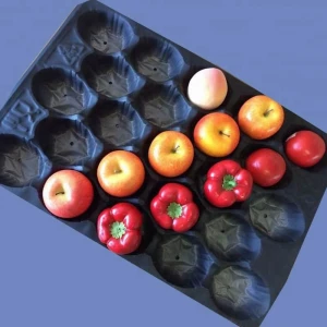 blister process type  customized fresh fruit export packaging pear tray