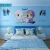 Import Blue frozen custom waterproof 3d wallpaper  for childrens room from China
