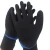 Import Blue Latex rubber sandy coated Double layer terry liner non slip/warm/waterproof/wear resistant winter Safety  Work Gloves from China