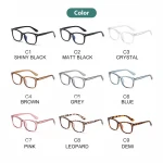 Blue Light Blocking Glasses Square Nerd Eyeglasses Frame Anti Blue Ray Computer Glasses Non Prescription