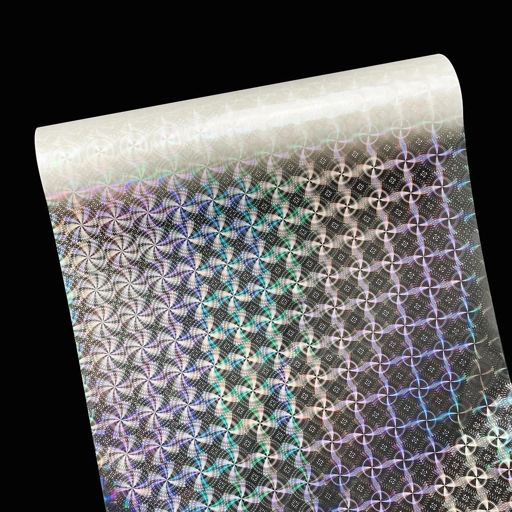 Bopp transparent holographic windmill pattern thermal lamination film