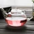 Import Borosilicate glass heat-resistant Beauty shape creative handle flower tea pot set pyrex glass tea pot from China