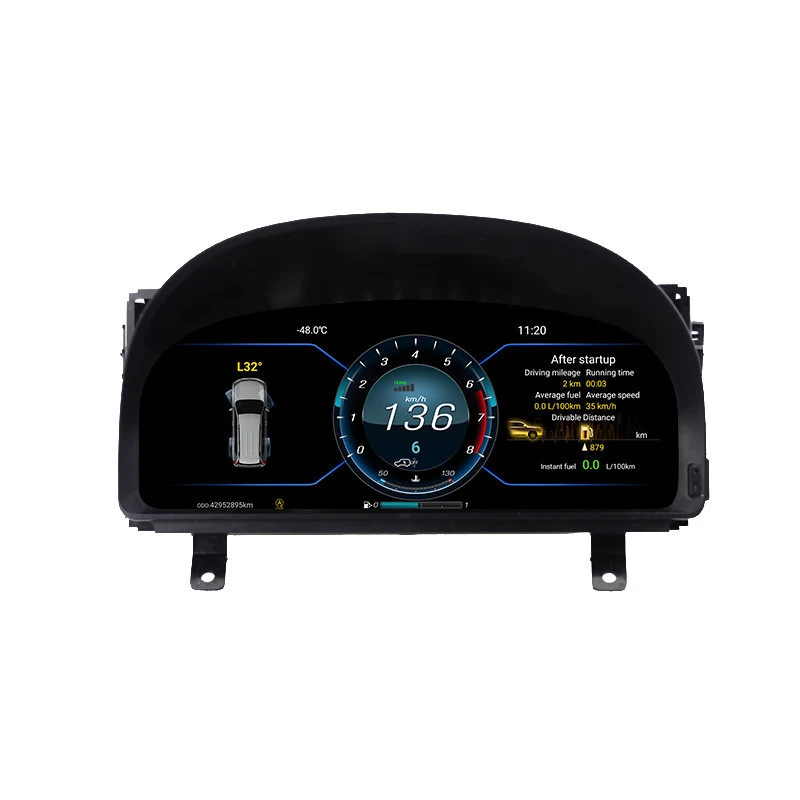 Bosstar Android 9.1 system car speedometer external for Toyota Vellfire Alphard 2008-2014 auto instrument car cluster