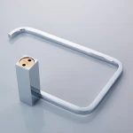 Brass Bathroom accessories wall mounted towel ring and toilet paper holder chromed