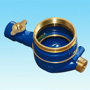Brass body of multi-jet dry-dial IC water meter DN15