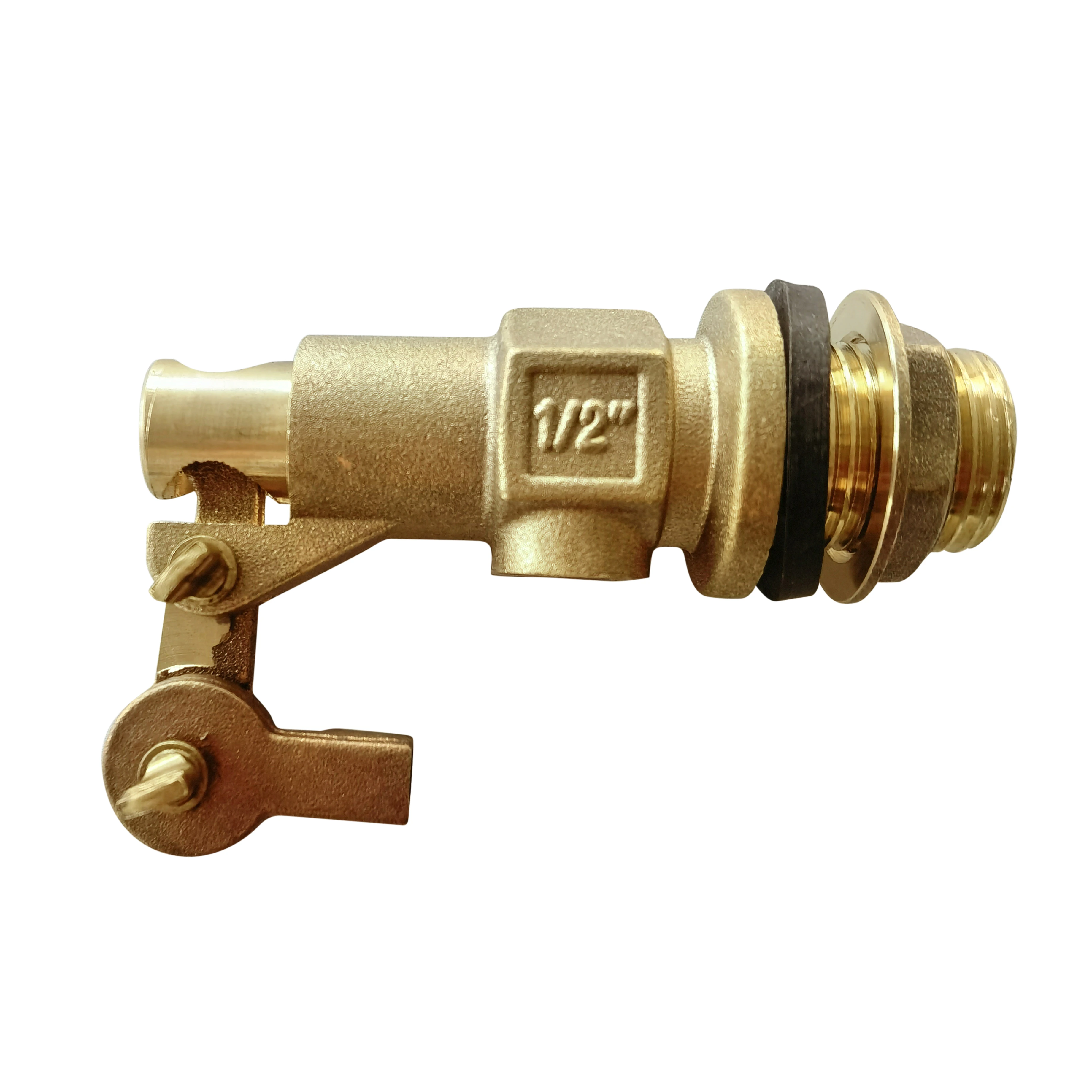 Brass Water Tank Male Thread Float Floating Ball Valve Control 100 Manual General Dn15 Dn20 Standard Packing or Customized
