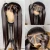 Import Brazilian Virgin Cuticle Aligned double drawn Body straight wave 360 frontal Lace front human hair wigs from China