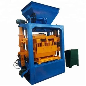 brick making machine QTJ4-26 hot selling product to earn money at home brick paver and hollow block wall moulding machine
