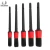 Import brush auto 18pcs car dust cleaning  wash detail extra ultra soft nylon bristle kit car clean interior detailing red brushes set from China