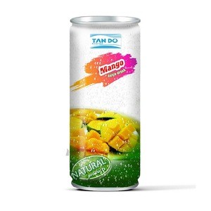Bulk packaging canned made in vietnam products 250ml Non alcoholic passion sugarcane juice thai beverage