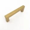 Cabinet Door & Kitchen Cabinet 12x12mm Drawer Brush Brass Gold Square Pull Stainless Steel Handle