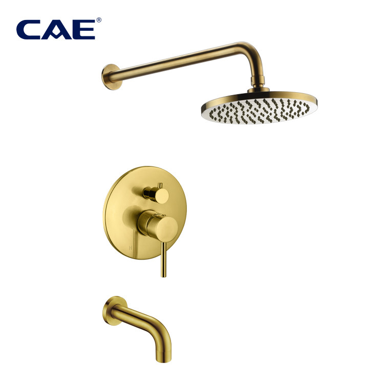Buy Cae Concealed Shower/bath Mixer Wall Mounted Hot And Cold Shower ...
