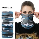 Camping Hiking Running Skull Tube Face Mask Multifunctional Custom logo Bandanas