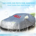 Car Cover Sunscreen Rainproof Insulation Sunshade Thickening Case Universal Jacket Protector Car Cover