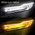 Import Car Daytime Running Lights Car LED Turn Signal Flexible Headlight Angel Eye DRL Day Lighting with sequential from China