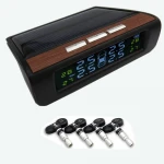 Car safety tire pressure monitoring system, solar digital liquid crystal display, tire pressure monitor Built-in