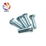 Carbon steel galvanized DIN603 ASME Carriage Bolt/ Round Head Square Neck Bolt/Mushroom Head Bolt