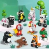 Cartoon small particle animal building blocks children assembly puzzle puzzle toy
