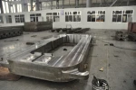 cast steel rolling mill housing