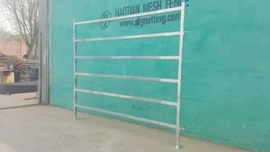 Cattle Panel Yard 6 Bar Rails 42*115, Oval Crowding Pens Bull Cow Fence Panels