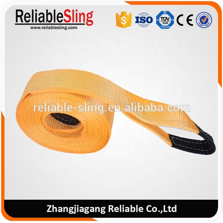 CE Certified Polyester Auto Car Tow Snatch Strap for 4X4