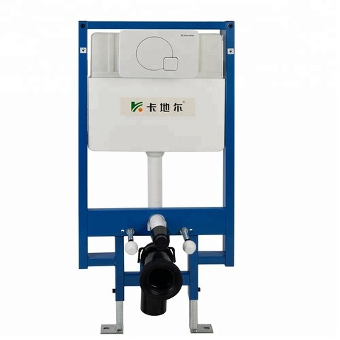 CE standard 90mm hidden toilet flushing water tank systems for wall mounted toilet