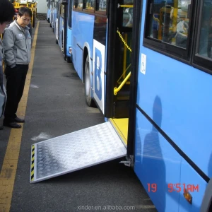 CE Wheelchair Ramp Used for City Bus Bus Ramps