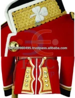 Ceremonial Dress Uniform of Colonel of the Irish Guards with Gold Collar & Cuff Embroidery